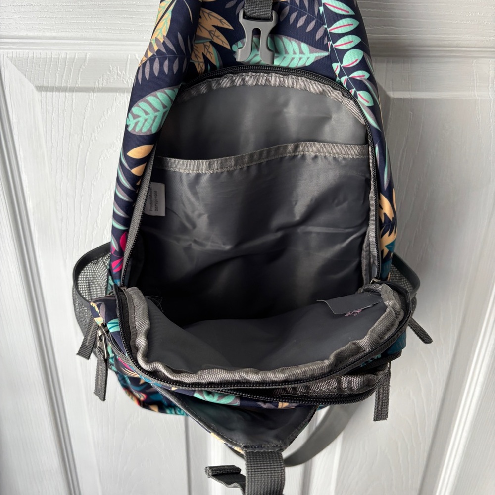 Leaf Pattern Sling Backpack - image 2